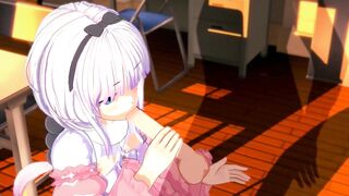 Maid Dragon - Legal Kanna 3D Hentai