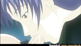 Hentai.xxx - Tied up Sucking Cocks