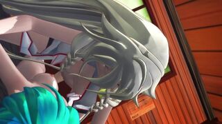 [MMD] Miku Fucks Ia [satisfaction]