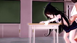 MMD 3d HENTAI 魁!! 罪袋学園!!　（主演：山風）