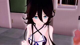 MMD 3d HENTAI 魁!! 罪袋学園!!　（主演：山風）