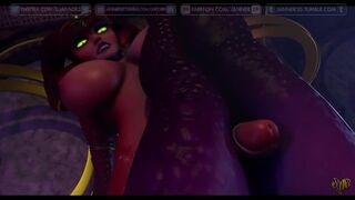 Juicy Thighs (3D Futa Monster Girl Sex)