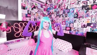 ME! ME! ME! Cosplay Hentai Girl Jumping with Dildo | Sofia Sey