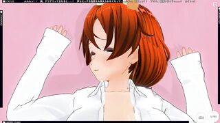 3D HENTAI Fucked Redhead Girlfriend after a Walk