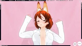 3D HENTAI Fucked Redhead Girlfriend after a Walk