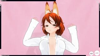 3D HENTAI Fucked Redhead Girlfriend after a Walk