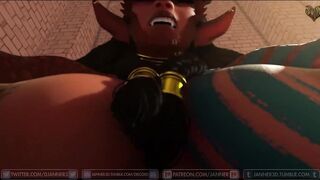 Unprofessional Behavior (3D Futa Amazon Monster Girl Sex)