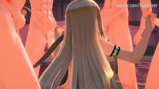 Xenoblade Chronicles' Mythra is the White Coated Aegis of Lust in a Dirty Cum Soaked Gangbang