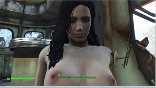 Lesbian Sex with Trudy, the Owner of the Cafe | Fallout 4, Porno Game 3d