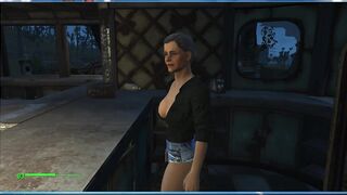 Lesbian Sex with Trudy, the Owner of the Cafe | Fallout 4, Porno Game 3d