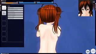 3D HENTAI POV Fucking Redhead Sister after Shower