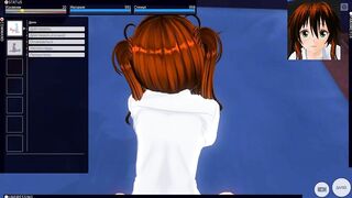 3D HENTAI POV Fucking Redhead Sister after Shower