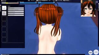 3D HENTAI POV Fucking Redhead Sister after Shower