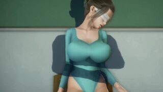 3D HENTAI Fucked Gym Teacher