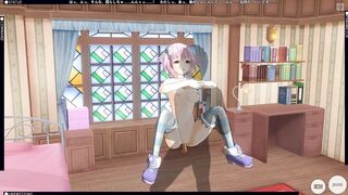 3D HENTAI Neptunia Fucks in the Room and Cums (Choujigen Game Neptune the Animation)