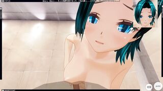 3D HENTAI POV Cute Girl Jerks you off