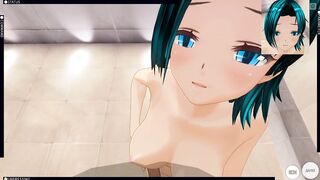 3D HENTAI POV Cute Girl Jerks you off