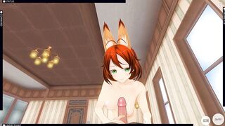 3D HENTAI POV Redhead Girlfriend Sucks your Cock