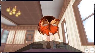 3D HENTAI POV Redhead Girlfriend Sucks your Cock