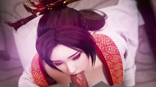 Chinese Girl Diaochan Suck Big Cock (Animation With Sound)