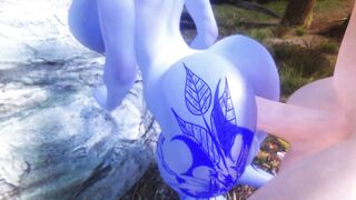 Sexy Futa Girl Fucks Busty Blue Futa Girl FUTA X FUTA Skyrim