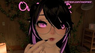 Horny College Student Masturbates Desperately and Rides you [POV, VRchat Erp, 3D Hentai] Trailer