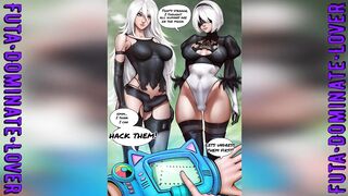 [2d Comic] Futa Waifunator Part 2 - NieR Automata