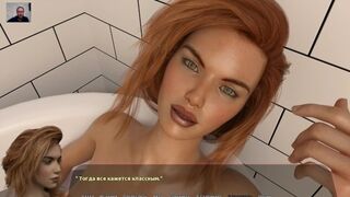 Guy Masturbates the Girl's Pussy in the Bathroom until she Cums ☠playing Adult Games☠