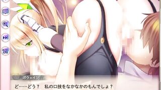 Female ejaculation　KAMIHIME PROJECT Gawain Japanese