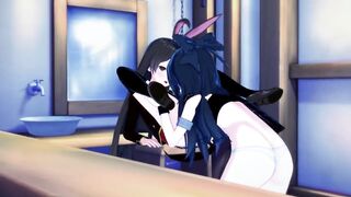 Blake Belladonna Dominates Velvet (RWBY Hentai)