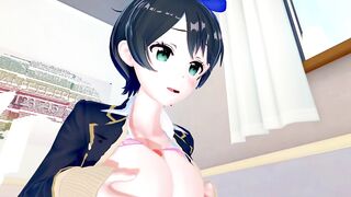 Ruka Sarashina Kanojo Okarishimasu 3D HENTAI 2/8