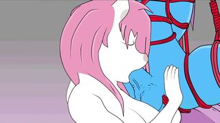 "furry Porn - DogGirl and Pony"