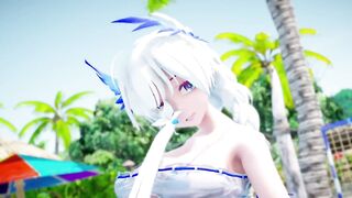 【MMD R-18 SEX DANCE】KANGXI, ILLUSTRIOUS INTENSE SEX ON THE BEACH SWEET HOT ASSS お尻の精子提供 [MMD]