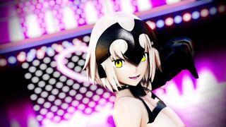 MMD R18 Jeanne D'arc Alter from Fate Grand Order to Fuck Grand Order 3D Hentai