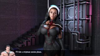 Bimbo 3D Sexy Nun Striptease 3D Porn Game Apocalypse [EpicLust]