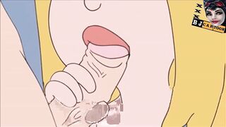 Francine Smith NURSE BLOWJOB American Dad, Cum Swallow Finishes Handjob Cartoon Blowjobs, Blonde BJ