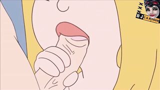 Francine Smith NURSE BLOWJOB American Dad, Cum Swallow Finishes Handjob Cartoon Blowjobs, Blonde BJ