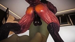 Furry Big Chubby Dragon's Butt and Monster Cock Yiffalicious