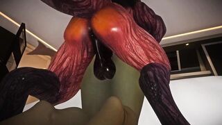 Furry Big Chubby Dragon's Butt and Monster Cock Yiffalicious