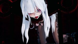 MMD - Tied Black Lace Bontage [By-ReHaku]