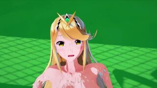 Mythra Xenoblade 2 3D HENTAI 5/5