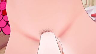 One Piece Futa Boa Hancock Deepthroat Taker POV