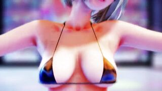 【MMD R-18 SEX DANCE】NIER AUTOMATA TASTY ASS HOT DANCE SEXUAL CLUB 厄介な誘惑 [MMD]