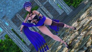 MMD R18 Fate Grand Order Murasaki Shikibu 3D HENTAI WANT HER TO MAKE YOU CUM DRY BALLS