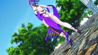 MMD R18 Fate Grand Order Murasaki Shikibu 3D HENTAI WANT HER TO MAKE YOU CUM DRY BALLS