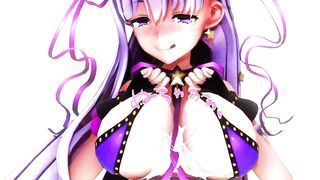 【MMD R-18 SEX DANCE】FATE BB BYIBY INTENSE MASTURBATION BIG TITS SPERM BATH セクシーホットビッグ [MMD]