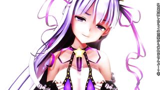 【MMD R-18 SEX DANCE】FATE BB BYIBY INTENSE MASTURBATION BIG TITS SPERM BATH セクシーホットビッグ [MMD]