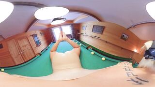 VR 360° Stretching Exercises on the Pool Table | Pre Workout Stretches