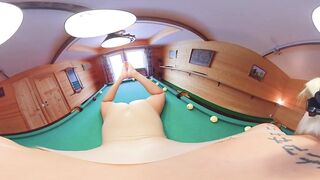 VR 360° Stretching Exercises on the Pool Table | Pre Workout Stretches