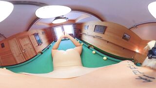 VR 360° Stretching Exercises on the Pool Table | Pre Workout Stretches